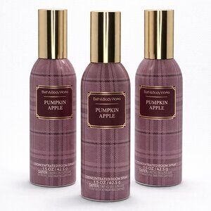 Bath & body Works 3Pack PUMPKIN APPLE Room Spray